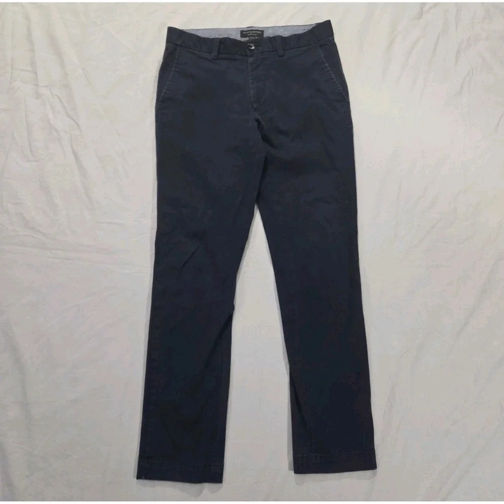 Banana Republic Pants Mens 31x32 Fits 31x29.5 Blue Aiden Fit Cotton Chino Casual